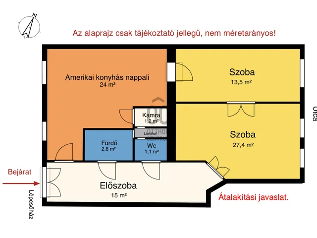 Eladó lakás Budapest II. kerület, Rózsadomb 85 nm