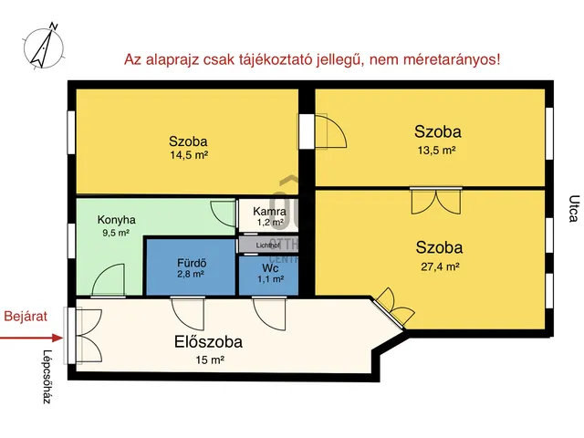 Eladó lakás Budapest II. kerület, Rózsadomb 85 nm